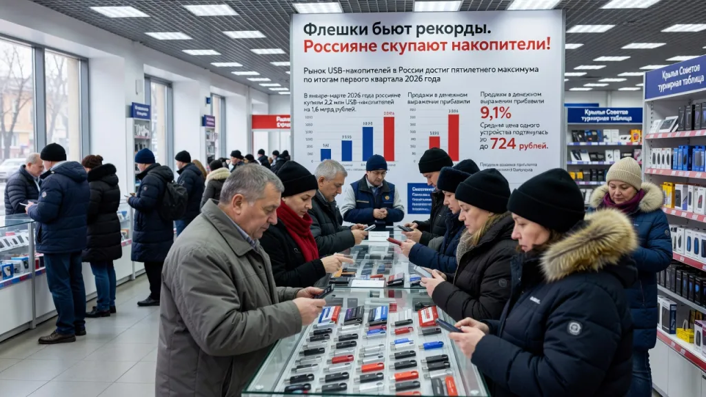 Флешки бьют рекорды. Россияне скупают накопители!